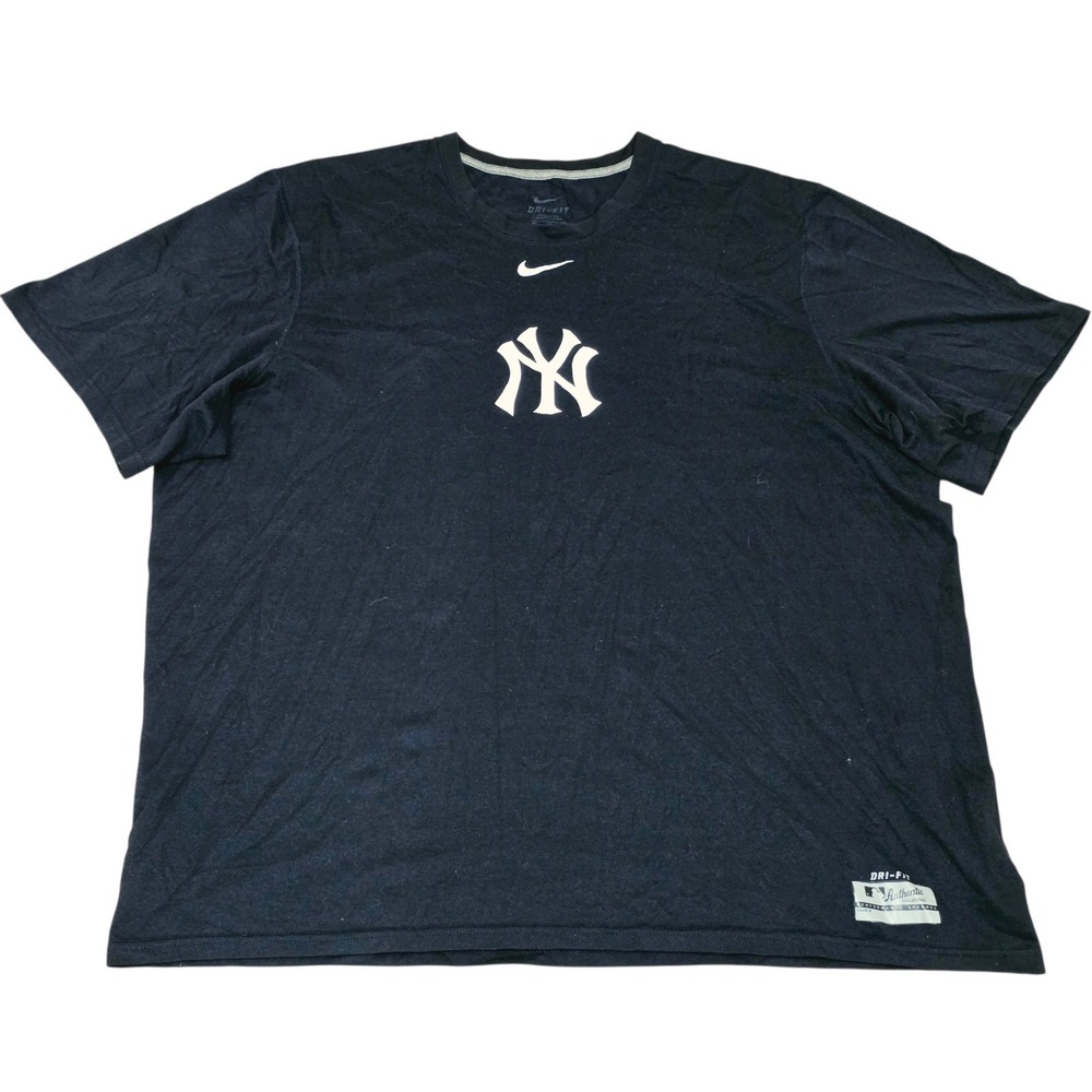 Nike New York Yankees Authentic Collection Dri Fit Shirt Mens 2XL Navy MLB Tee